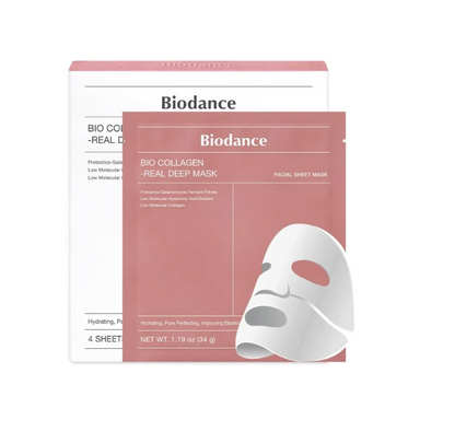 Biodance Masker Bio-Kolagen Mendalam 4pcs