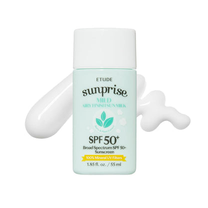 ETUDE Sunprise Tabir Surya Mild Sun Milk SPF 50+ / PA++++ 55ml