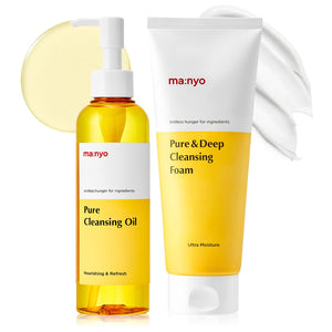 ma:nyo Pure Cleansing Oil + Pure & Deep Cleansing Foam