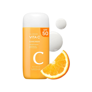 MISSHA All Around Vita C Sunscreen SPF 50 (2.36 Fl.Oz/ 70ml)